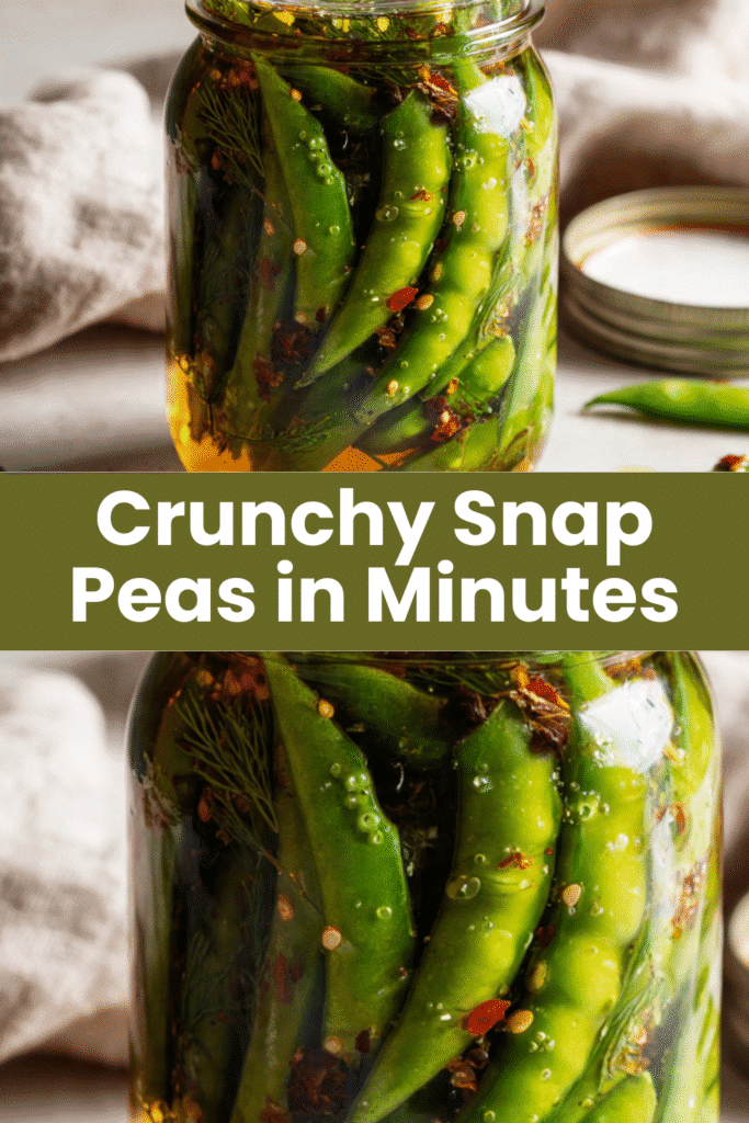 Snap Pea Pickles