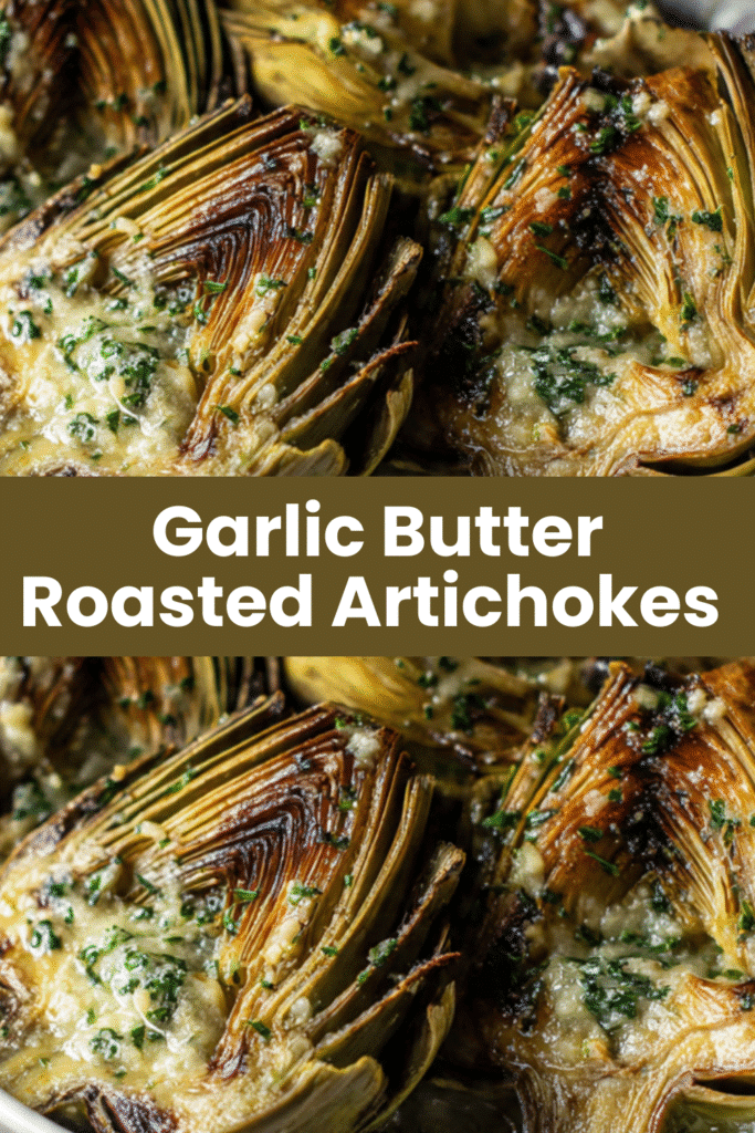 Roasted Artichokes with Garlic Butter