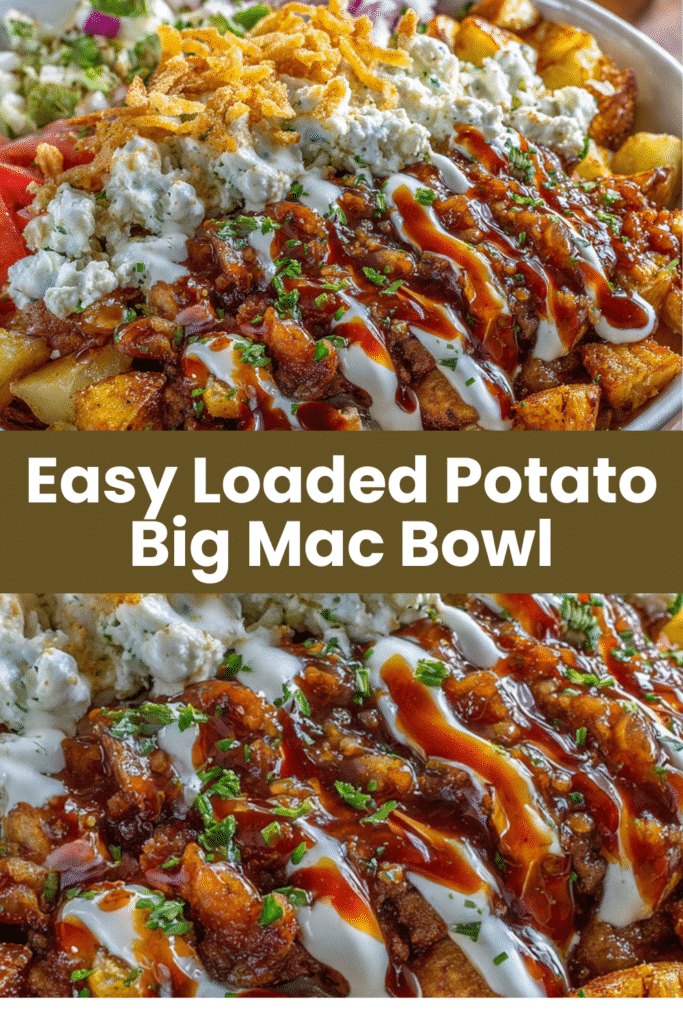 Loaded Potato Big Mac Bowl