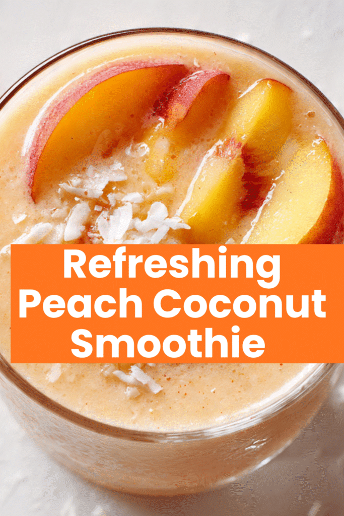 Peach Coconut Smoothie