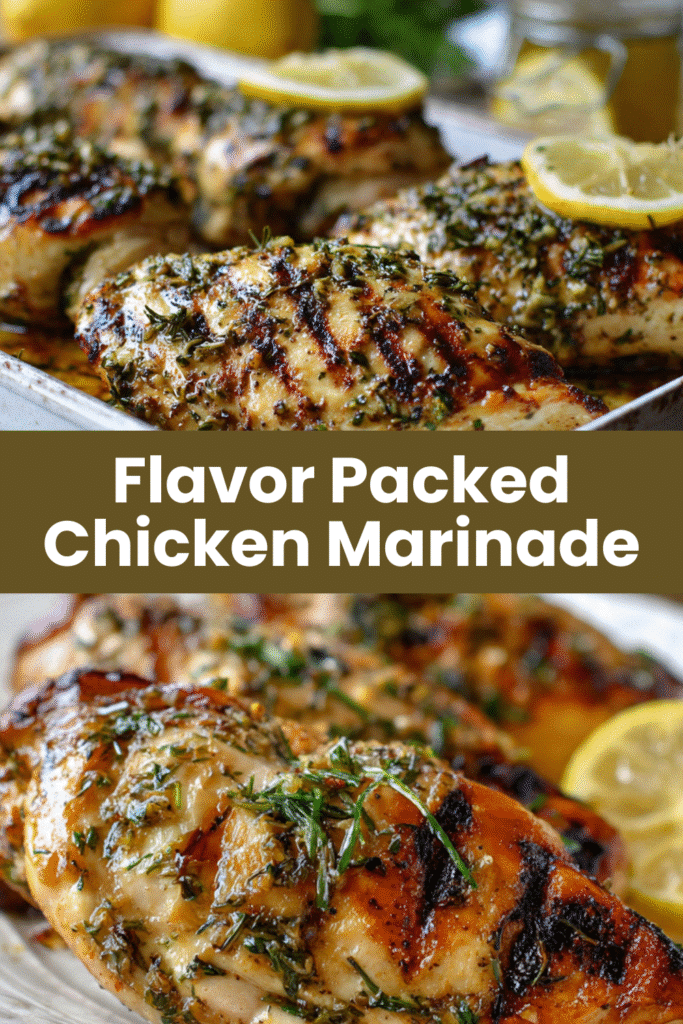 Lemon Garlic Herb Chicken Marinade