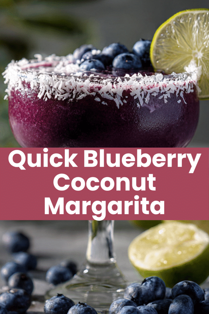 Blueberry Coconut Margarita