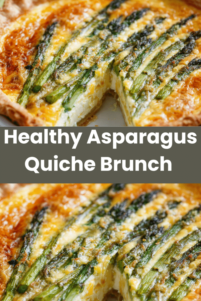 Cheddar Asparagus Quiche
