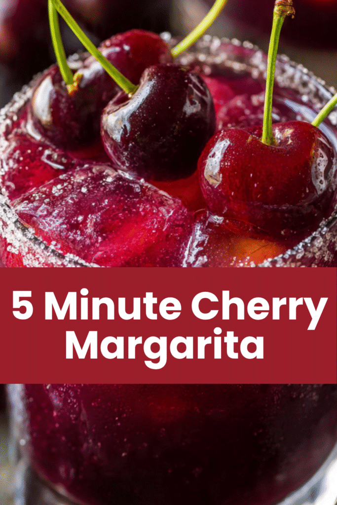 Sweet Cherry Italian Margarita