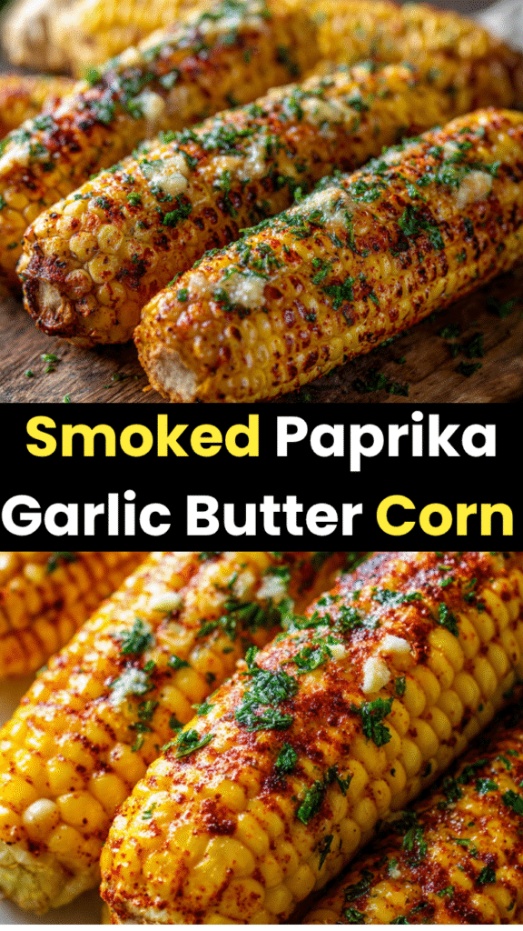 Smoked Paprika Garlic Butter Corn on the Cob