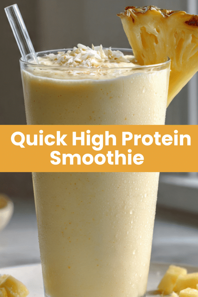 Piña Colada Protein Smoothie