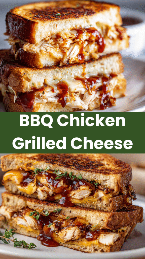 BBQ Chicken Grilled Cheese