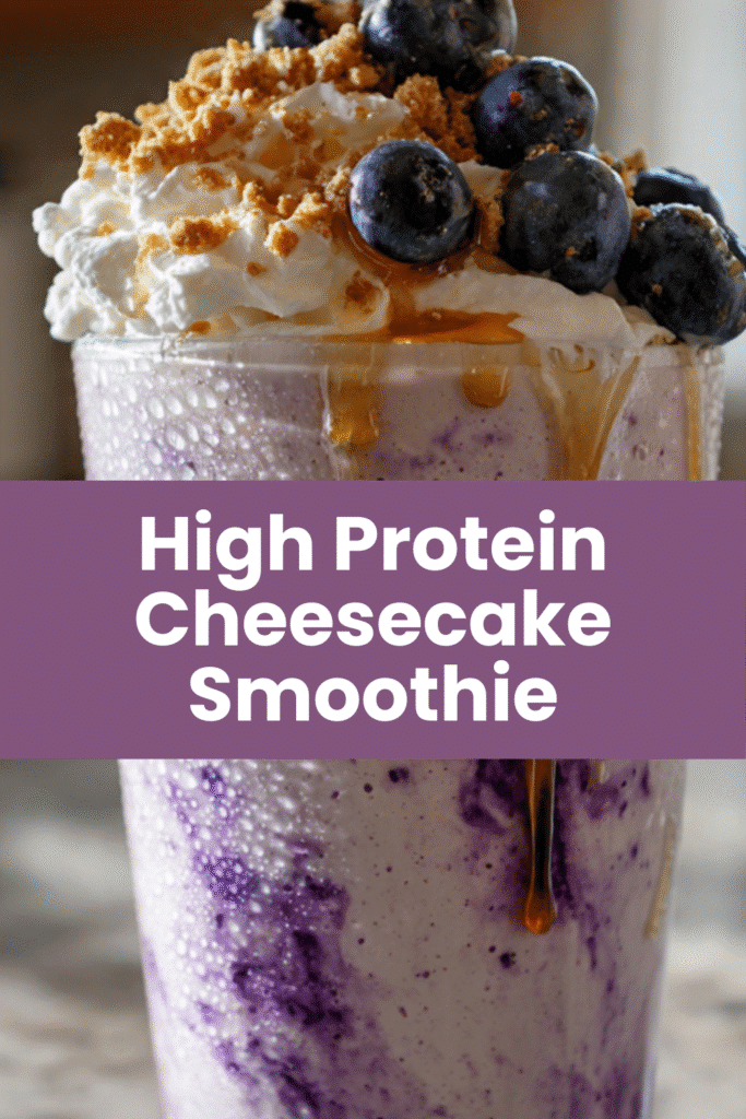 Blueberry Cheesecake Smoothie