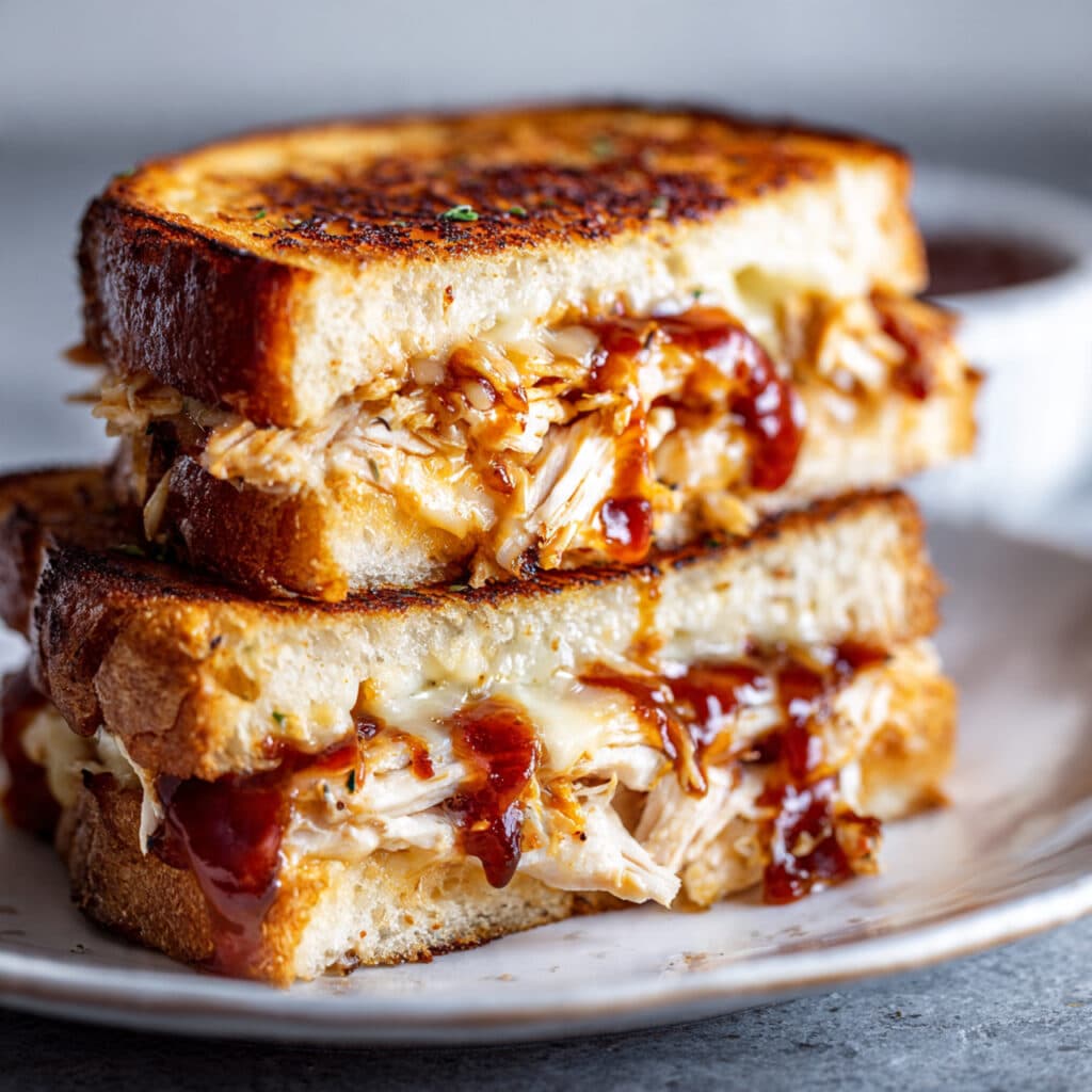 BBQ Chicken Grilled Cheese