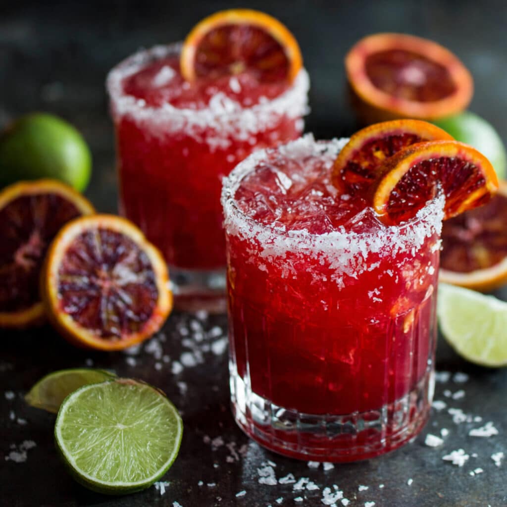 Blood Orange Coconut Margarita