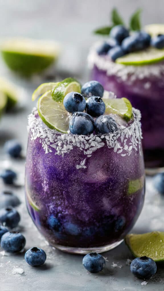 Blueberry Coconut Margarita