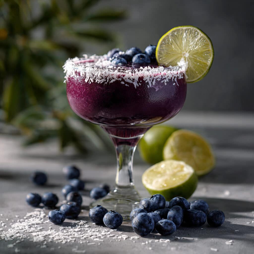 Blueberry Coconut Margarita