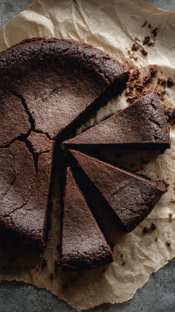 Flourless Fallen Chocolate Cake