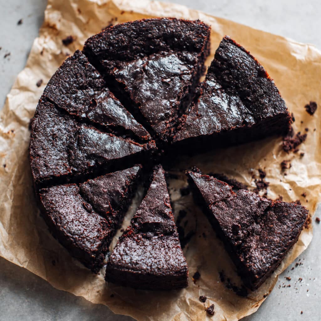 Flourless Fallen Chocolate Cake