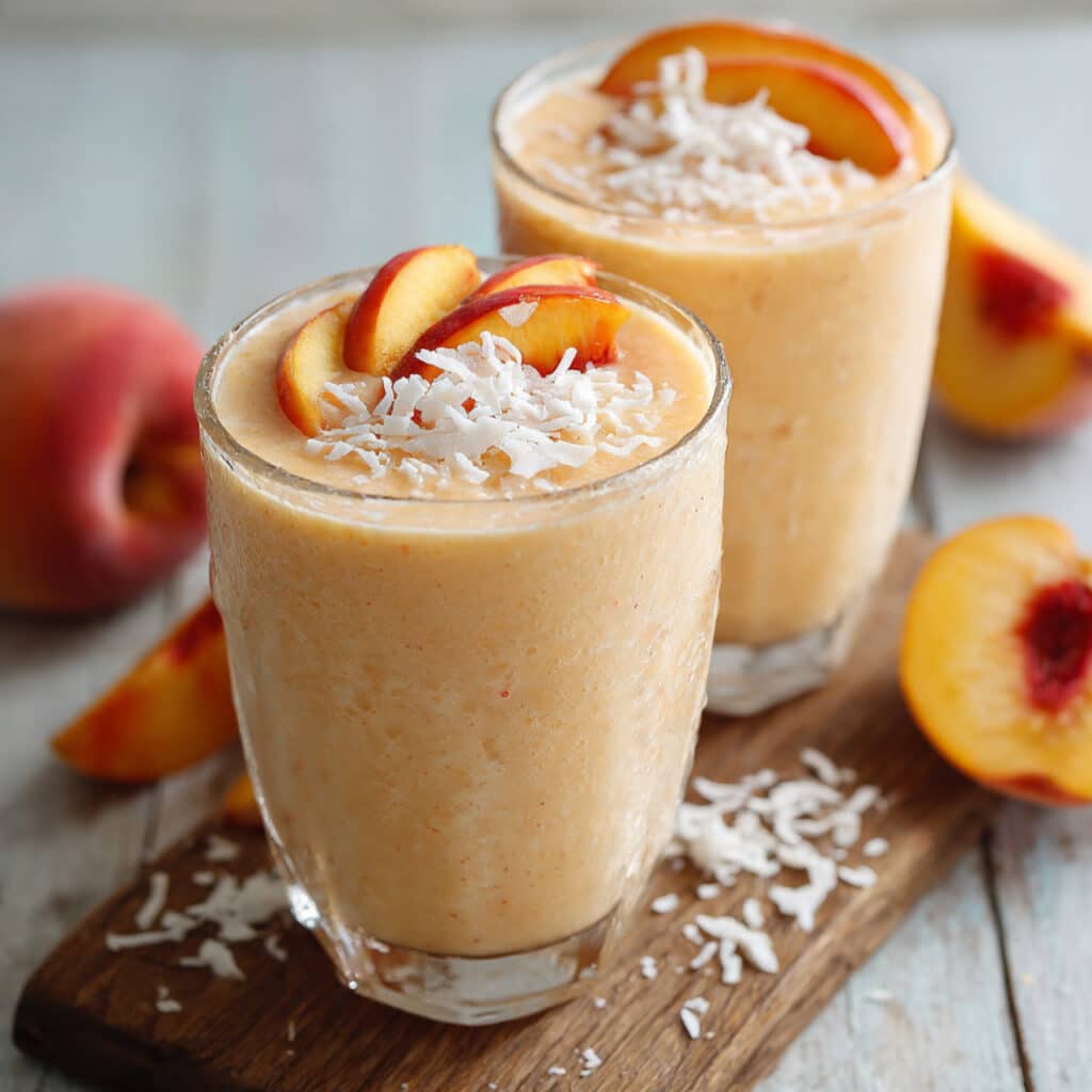 Peach Coconut Smoothie