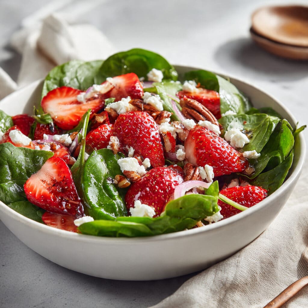 Strawberry Spinach Salad