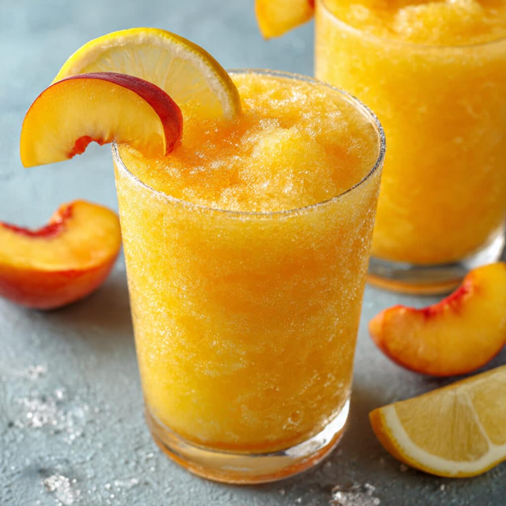 Frozen Peach Lemonade