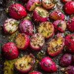 Garlic Roasted Radishes