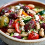 Greek Bean Salad with Marinated Beans