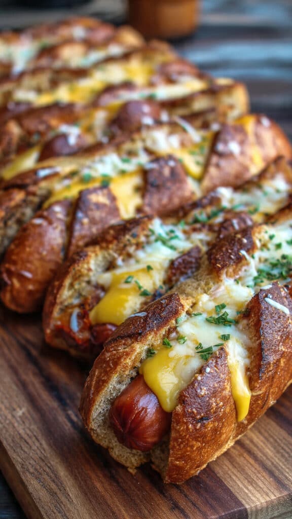 Grilled Cheese Hot Dogs