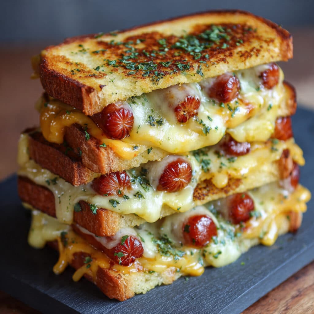 Grilled Cheese Hot Dogs