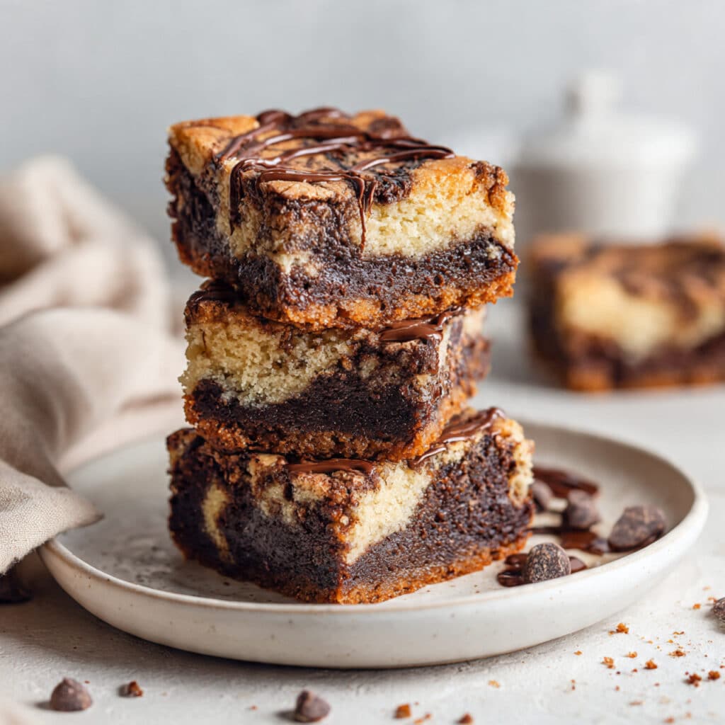 Banana Bread Brownie Bars
