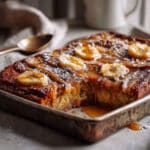 Banana Bread Pudding Cake
