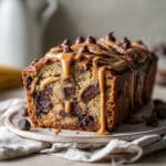 Peanut Butter Chocolate Banana Bread