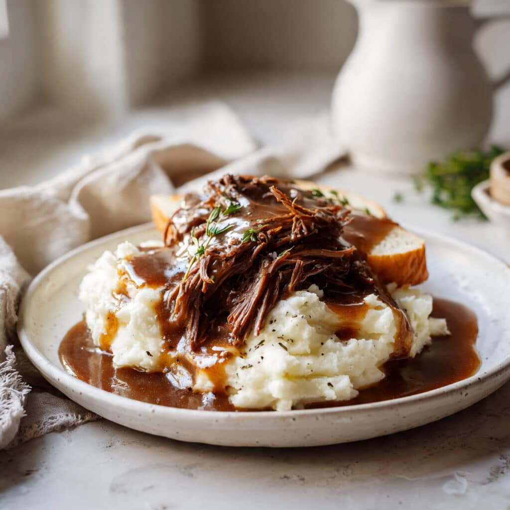 Slow Cooker Beef Manhattan