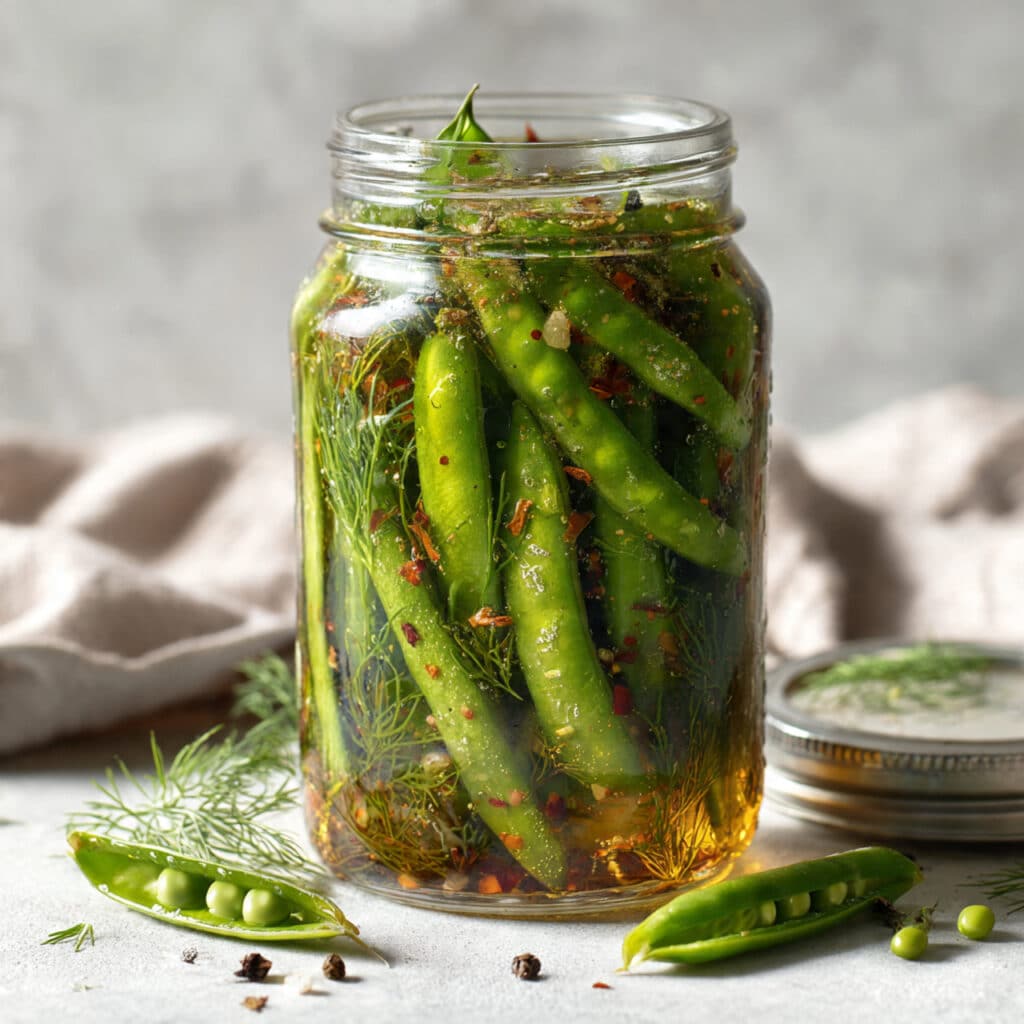 Snap Pea Pickles