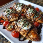 Balsamic Chicken with Mozzarella Cheese