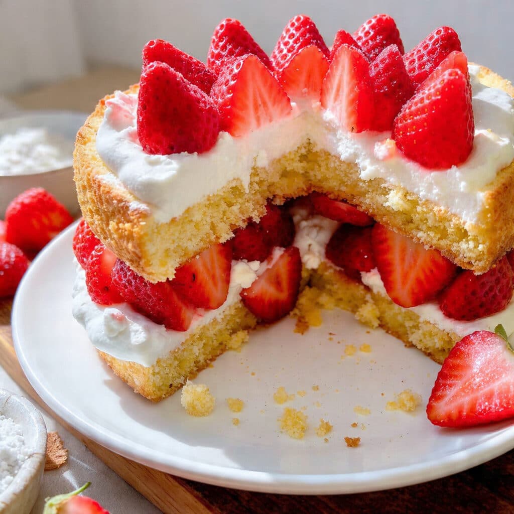 Strawberry Shortcake Cake