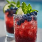 Blueberry Margarita Punch