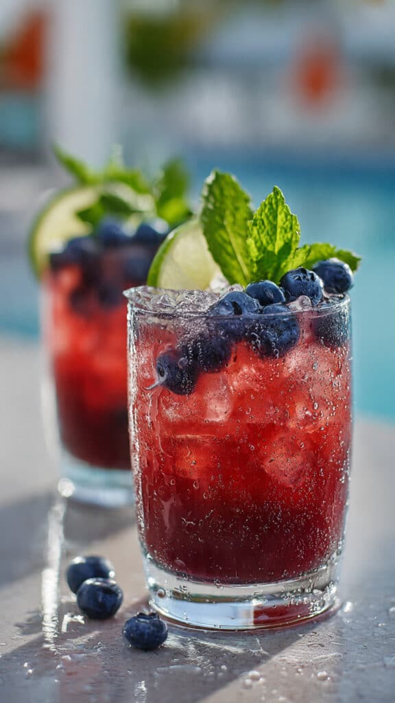 Blueberry Margarita Punch