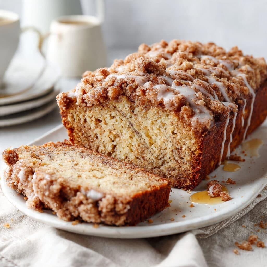 Cinnamon Crumb Banana Bread