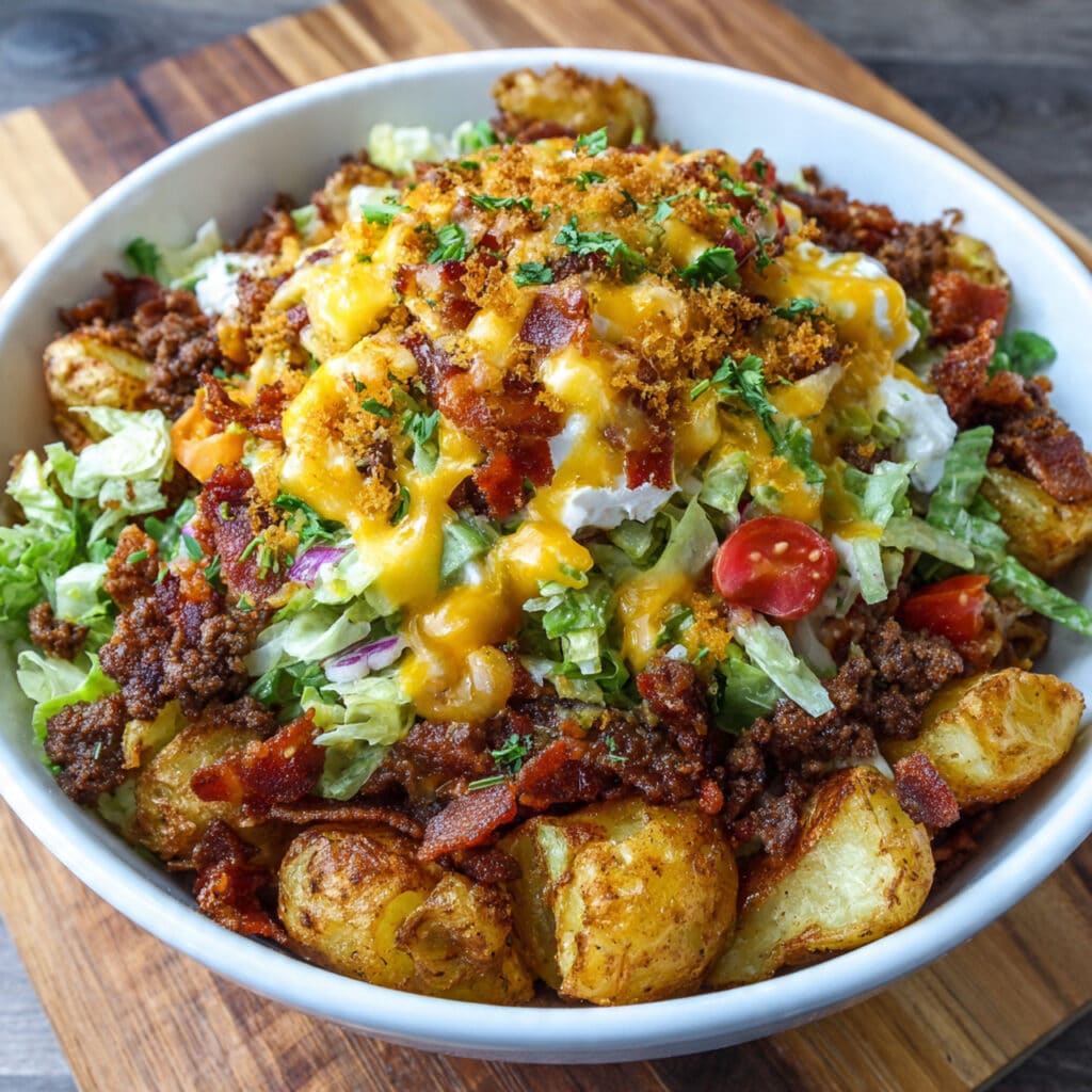 Loaded Potato Big Mac Bowl