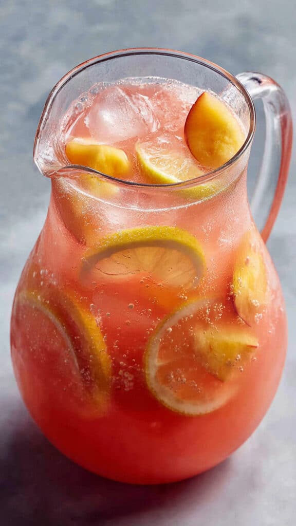 Peach and Guava Lemonade Punch