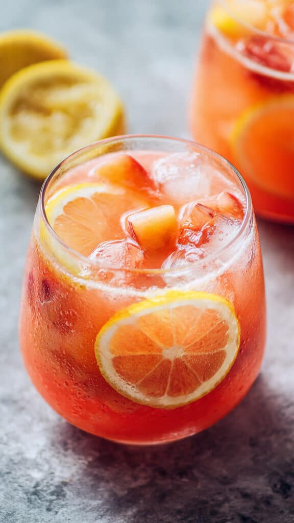 Peach and Guava Lemonade Punch