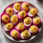Pink Deviled Eggs
