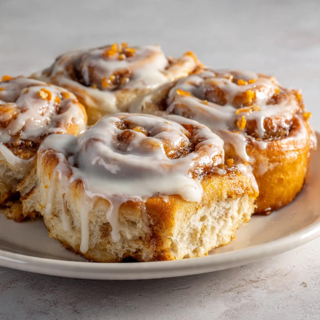 Carrot Cake Cinnamon Rolls