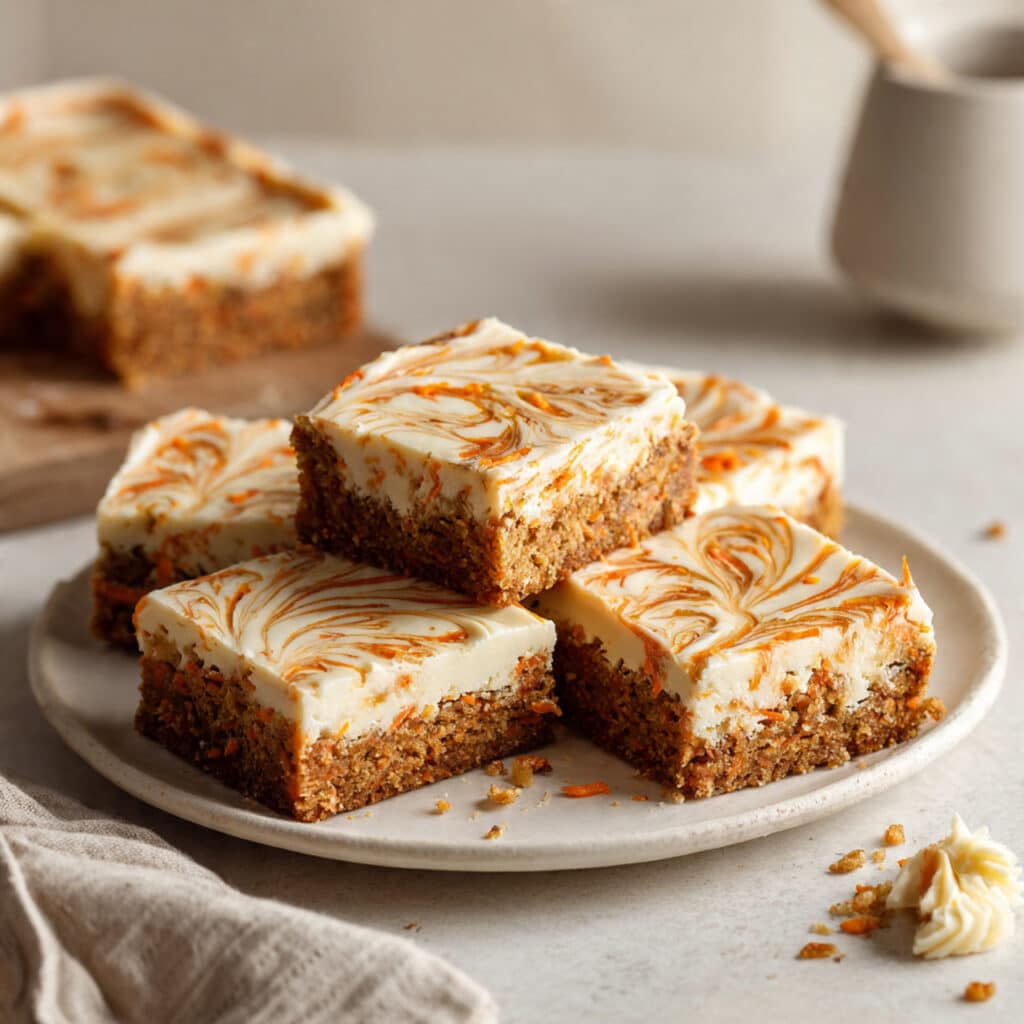 Carrot Cake Cream Cheese Bars