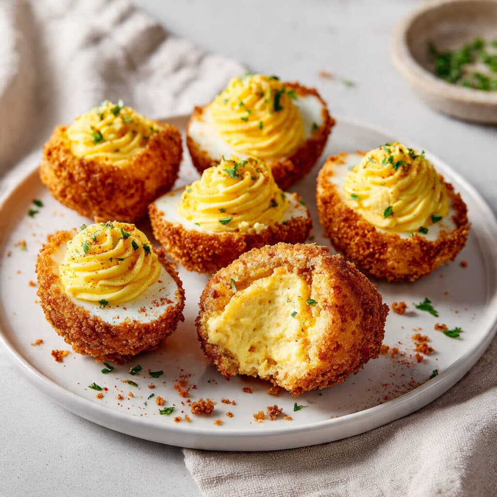 Fried Deviled Eggs
