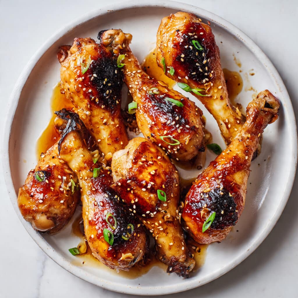 Honey Garlic Baked Chicken Drumsticks