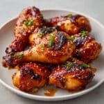 Honey Garlic Baked Chicken Drumsticks