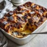 Hot Cross Bun Bread Butter Pudding