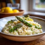 Instant Pot Lemon Asparagus Risotto