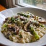 Mushroom and Asparagus Risotto