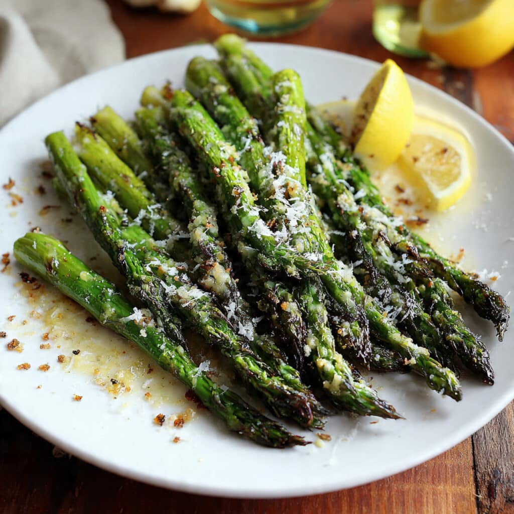 Oven Roasted Parmesan Asparagus