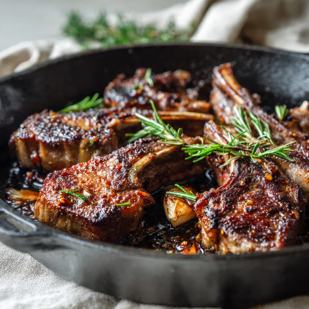 Pan Seared Lamb Chops