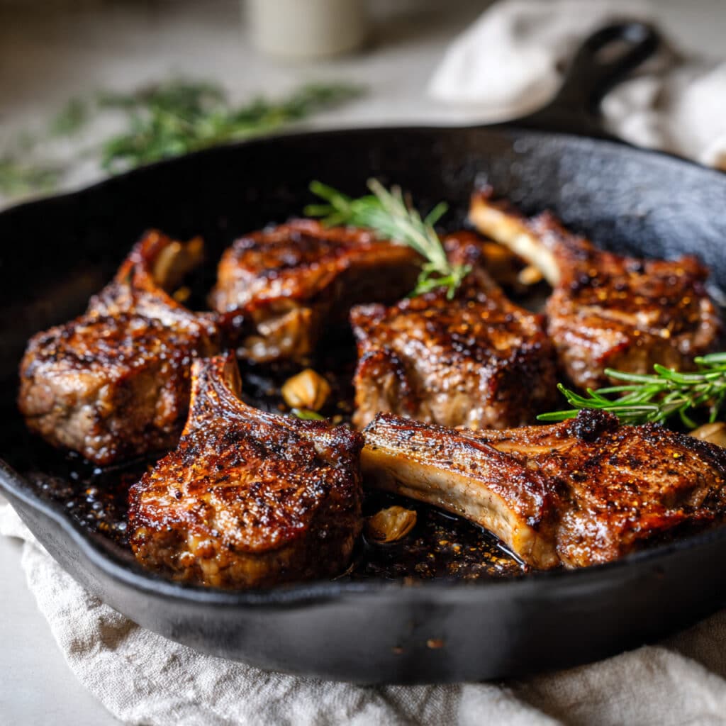 Pan Seared Lamb Chops